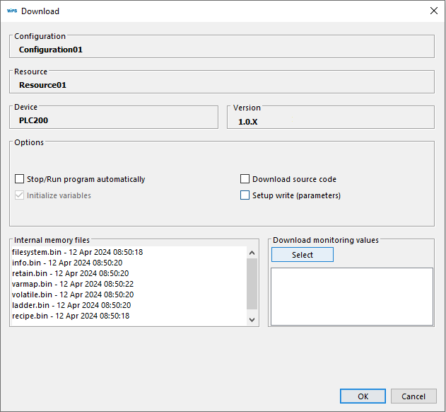 Figura 1 - Janela de download do recurso