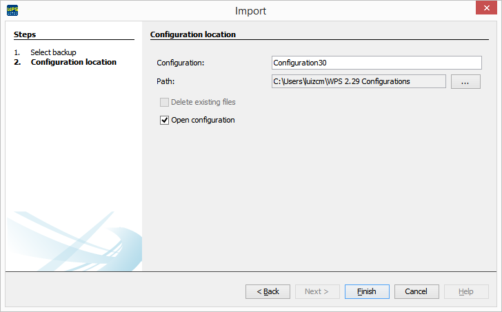 Locate Configuration