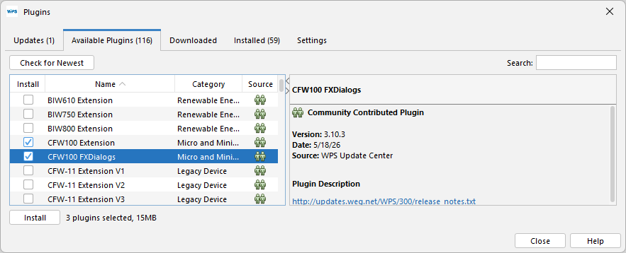 Select Both Device Modules