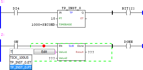 Figura 1: Acceso de variable interna de instancia o estructura