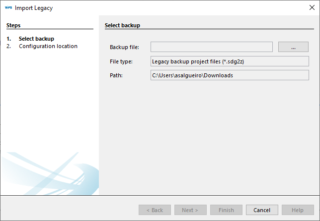 import configuration 3