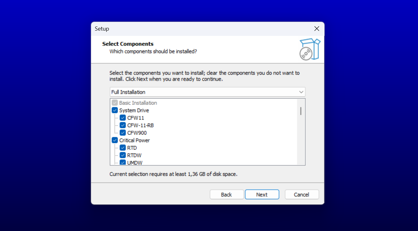 WPS new installer with categories